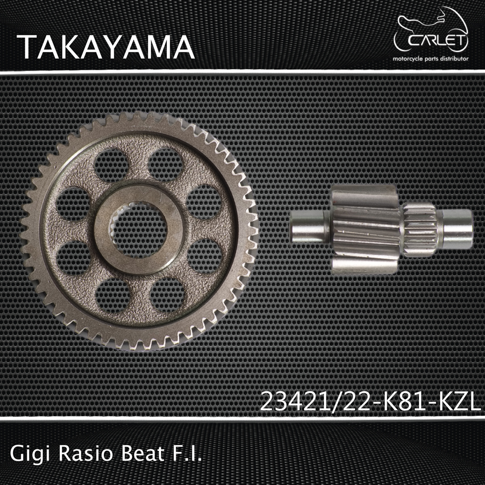 Takayama Gigi Rasio Besar + Kecil Beat FI KZL / Scoopy FI (12T / 51T)